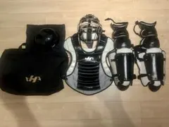 【未使用】ハタケヤマ　軟式　キャッチャー　防具　CGN-SET-44のサムネイル