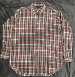 90s Polo Ralph Lauren チェックシャツ L アメリカ製