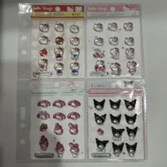 ボンボンドロップシールサンリオミニ　キティ2種•マイメロ•クロミ　シール帳完成品