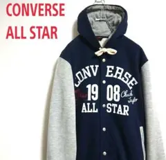 CONVERSE コンバース デカロゴ スウェット スタジャン フーディー