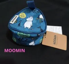 [新品タグ付き]　MOOMIN ムーミン おにぎりポーチ ブルーのサムネイル