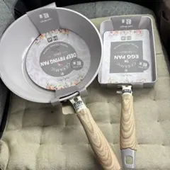 フライパン　24センチ　卵焼き器　IH対応　軽量　深め　セラミック加工のサムネイル