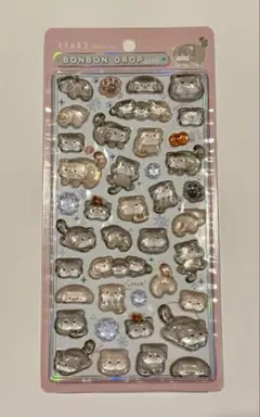 ボンボンドロップシール　ねこ【正規品・新品未開封】クーリア