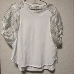 HERENCIA バルーンスリーブ シースルーTシャツ