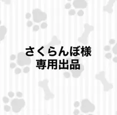 さくらんぼ様専用出品