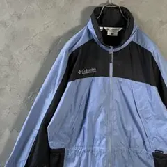 コロンビア　ジャケット　フルジップ　刺繍ロゴ　バイカラー　アウトドア　LO20