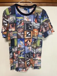 adidas Tシャツ　総柄　Sサイズ