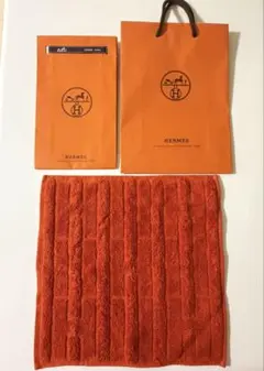新品】エルメス カレ・タオル 《ステアーズ》 マリン（ネイビー） 箱