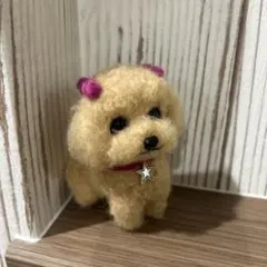 羊毛フェルト　トイプードル　ハンドメイドのサムネイル