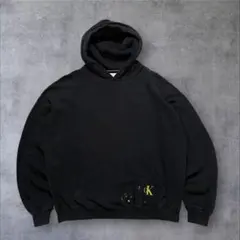 C*★様 Calvin Klein Jeans プルオーバーパーカー ブラック