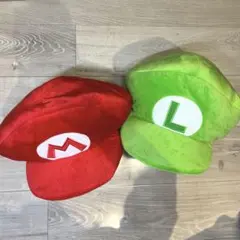 ユニバ USJ ユニバーサルスタジオジャパン マリオ ルイージ キャップ 被り物