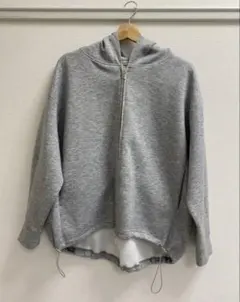 chocol raffine robe グレー ZIPパーカー