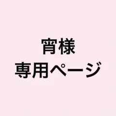 宵様 専用ページ