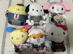 ハイキュー!!×サンリオキャラクターズ ぬいぐるみマスコット　月島　黒尾　他