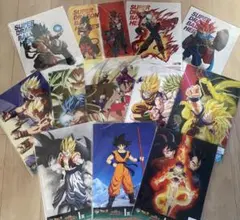 ドラゴンボール　一番くじ　ビジュアルシート8種コンプリート　クリアポスターセット