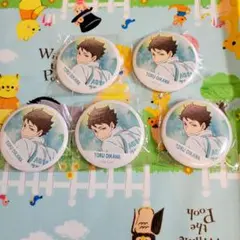 ハイキュー 及川徹 横断幕 缶バッジセット②☆★