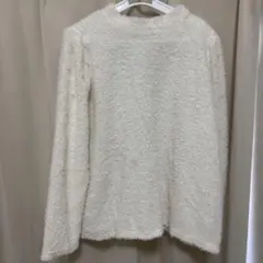 【本日限定価格】ホワイト　ニット　4L