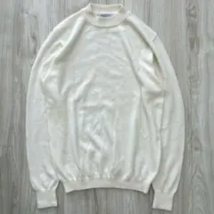 【美品】BARNEYS NEWYORK モックネック セーター M アイボリー