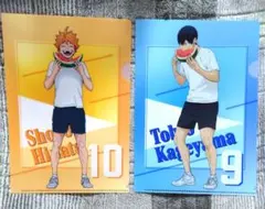 ハイキュー　グッズ①　クリアファイル　日向　影山
