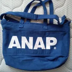 ANAP ネイビー ボストンバッグのサムネイル