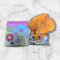ディズニーストア チップとデール シークレットライトシュシュ　オレンジ色