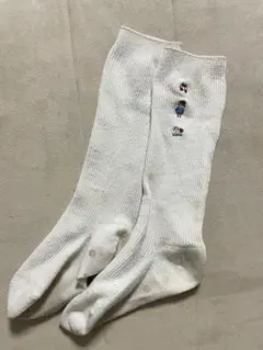 ファミリアfamiliar 白ハイソックス　12〜15cm 中古品　同梱100円