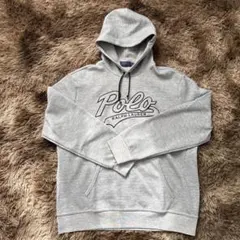 Polo Ralph Lauren 刺繍グレー パーカー XL