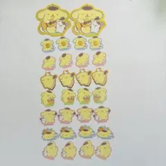 ポムポムプリン フレークシール 30枚セット