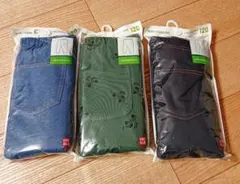 ユニクロ　レギンス（10分丈）120 3本セット