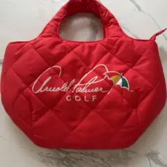 Arnold Palmer ゴルフバッグ 赤キルティング ミニトートバッグのサムネイル