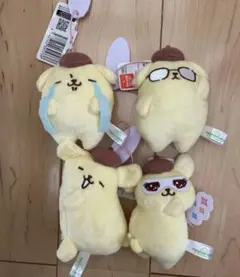 特価］ポムポムプリン わらって♪ もっと動くプリンマスコット 3点 2