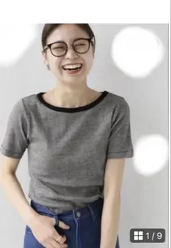 秋aw MILLER RELUME S/S TEE 半袖Tシャツ グレー