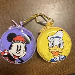 上海ディズニー　ミッキー・ミニー 空缶コインケース 2個セット