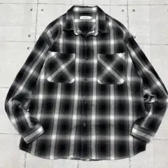 niko and… オンブレチェック オーバーシャツ 長袖