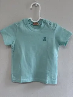 ミキハウス クマ刺繍 Tシャツ 80サイズ