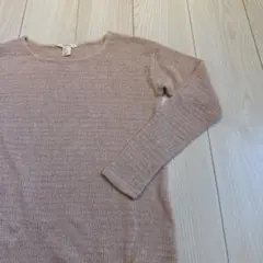 forever21 ピンク ニット 長袖 トップス