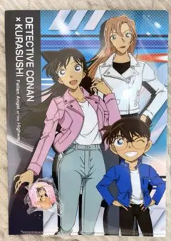 名探偵コナン マグネットセット　クリアファイル　くら寿司　びっくらポン