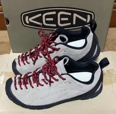 KEEN ジャスパー　アウトドアシューズ W仕様25.5cm 変え紐　中古品