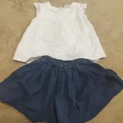 値下げしました!女の子 トップス キュロット