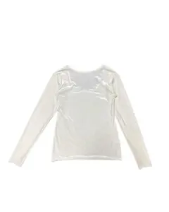 ベロアトップス　ホワイト