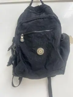 Kipling リュック ブラック モンキーチャーム付きのサムネイル