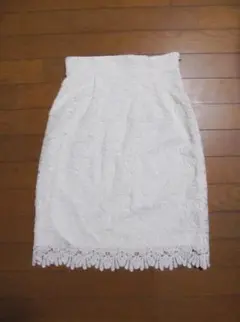 ROPE' PICNIC ジュン 白レーススカート 36のサムネイル