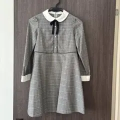 組曲　グレンチェック　ワンピース