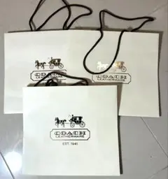 COACH ショッピングバッグ　3枚セット