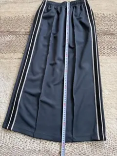 グレー サイドストライプ タイトスカート