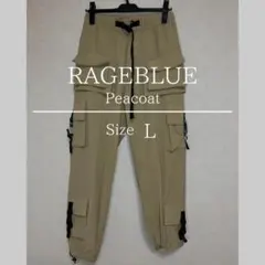 【超美品】RAGEBLUE カーゴジョガーパンツ ベージュ Lサイズ