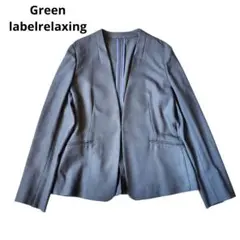 リラクシング [ 手洗い可/リネンライク ] ◆D ノーラペル ジャケット