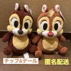 ⭐️2体セット⭐️ チップ＆デールぬいぐるみセット ディズニー 公式