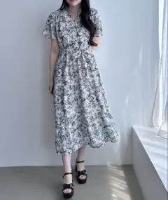 ブラック ロングワンピース