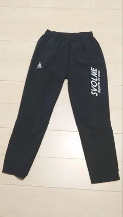 SVOLME ロゴ入りトレーニングパンツ 黒　M